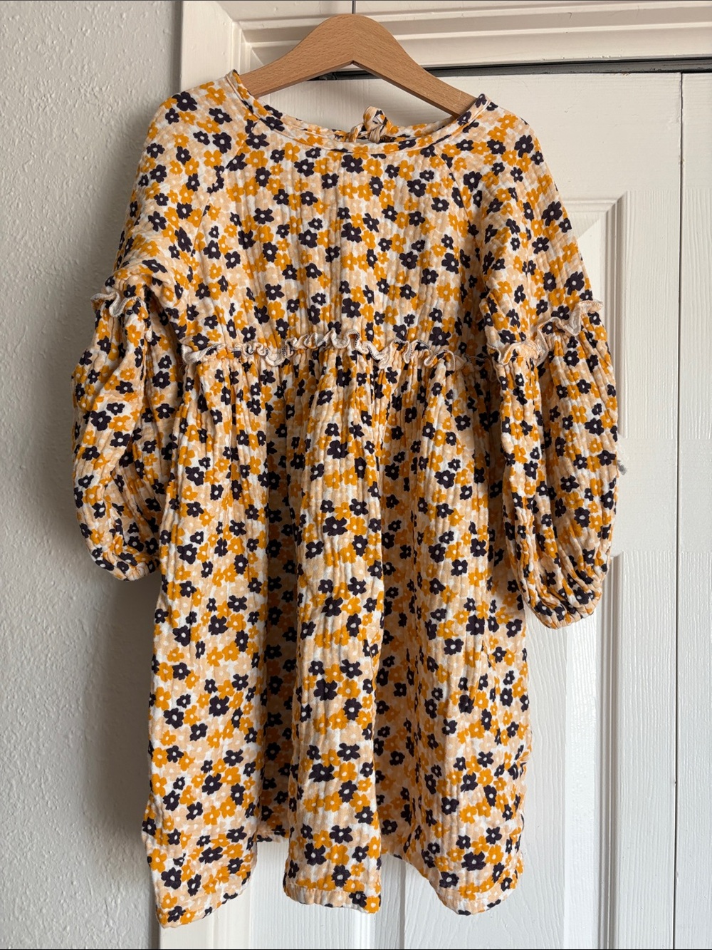 Alice + Ames 100% Cotton Floral Muslin Dress